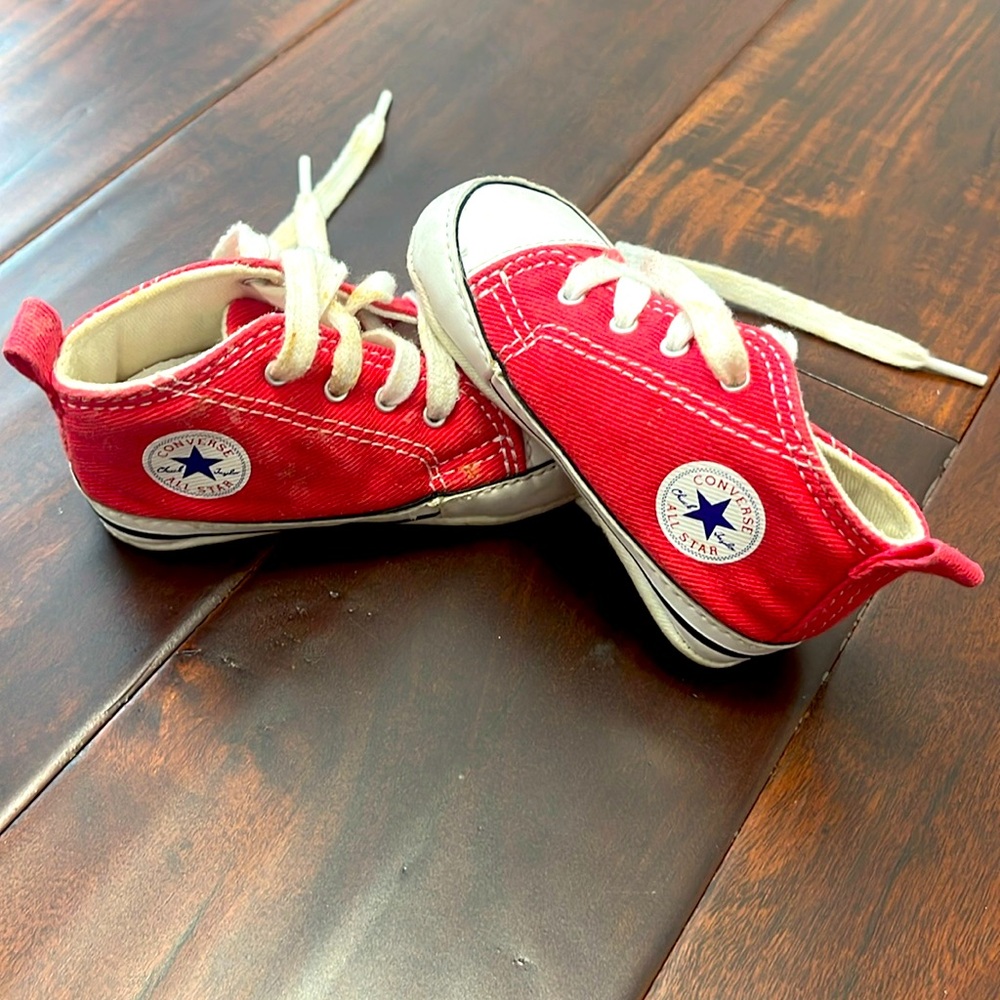 Converse Red Infant Sneakers